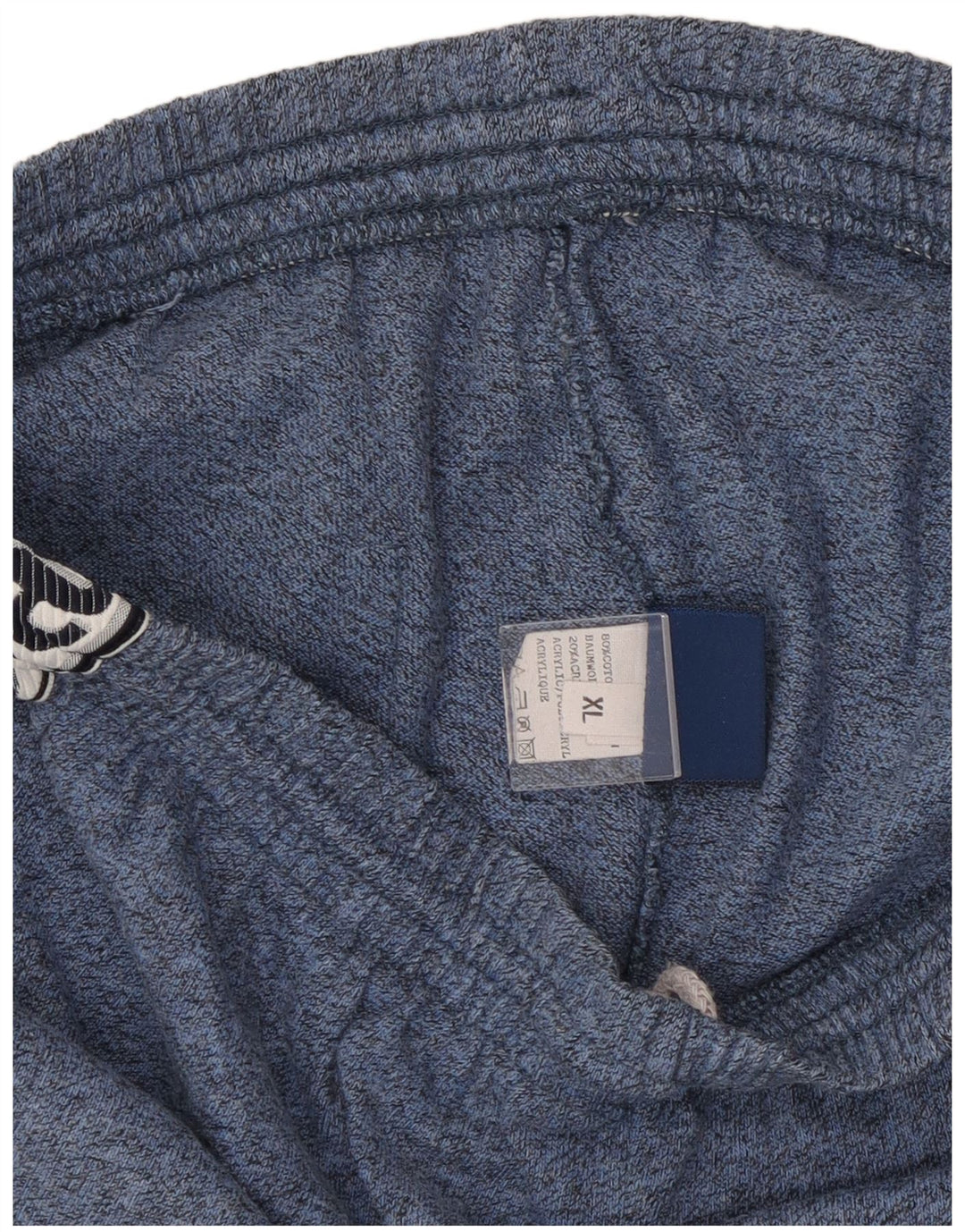 Pantaloncini sportivi con grafica ASICS da uomo XL in cotone screziato blu