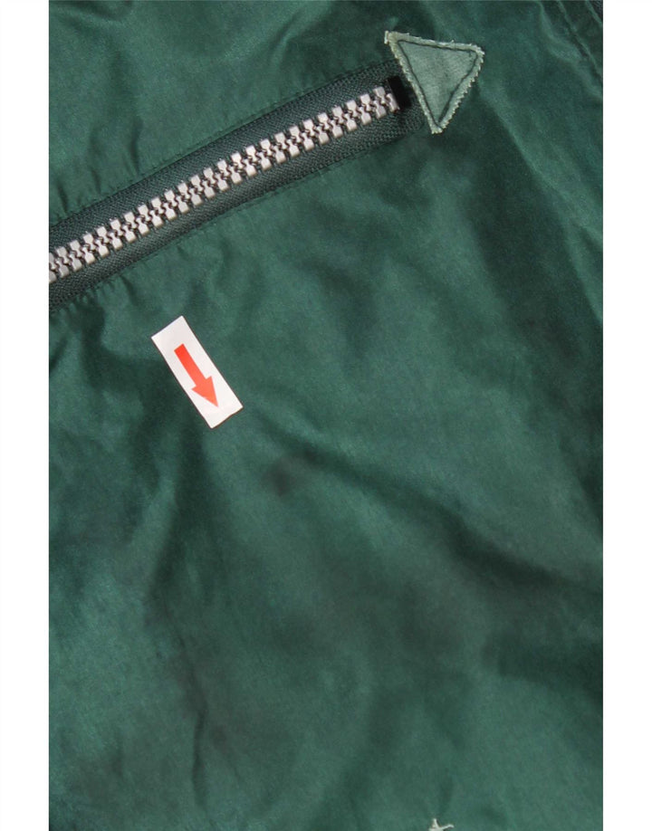 Giubbotto bomber vintage da uomo UK 40 grande nylon verde