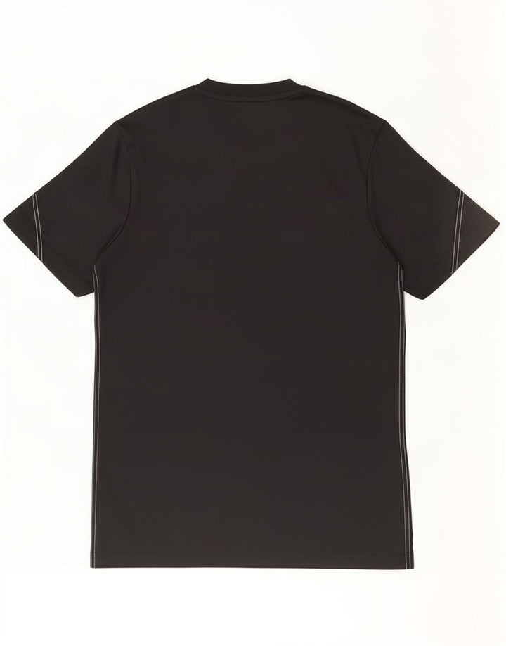T-shirt Adidas Aeroready da uomo piccola piccola in poliestere nero