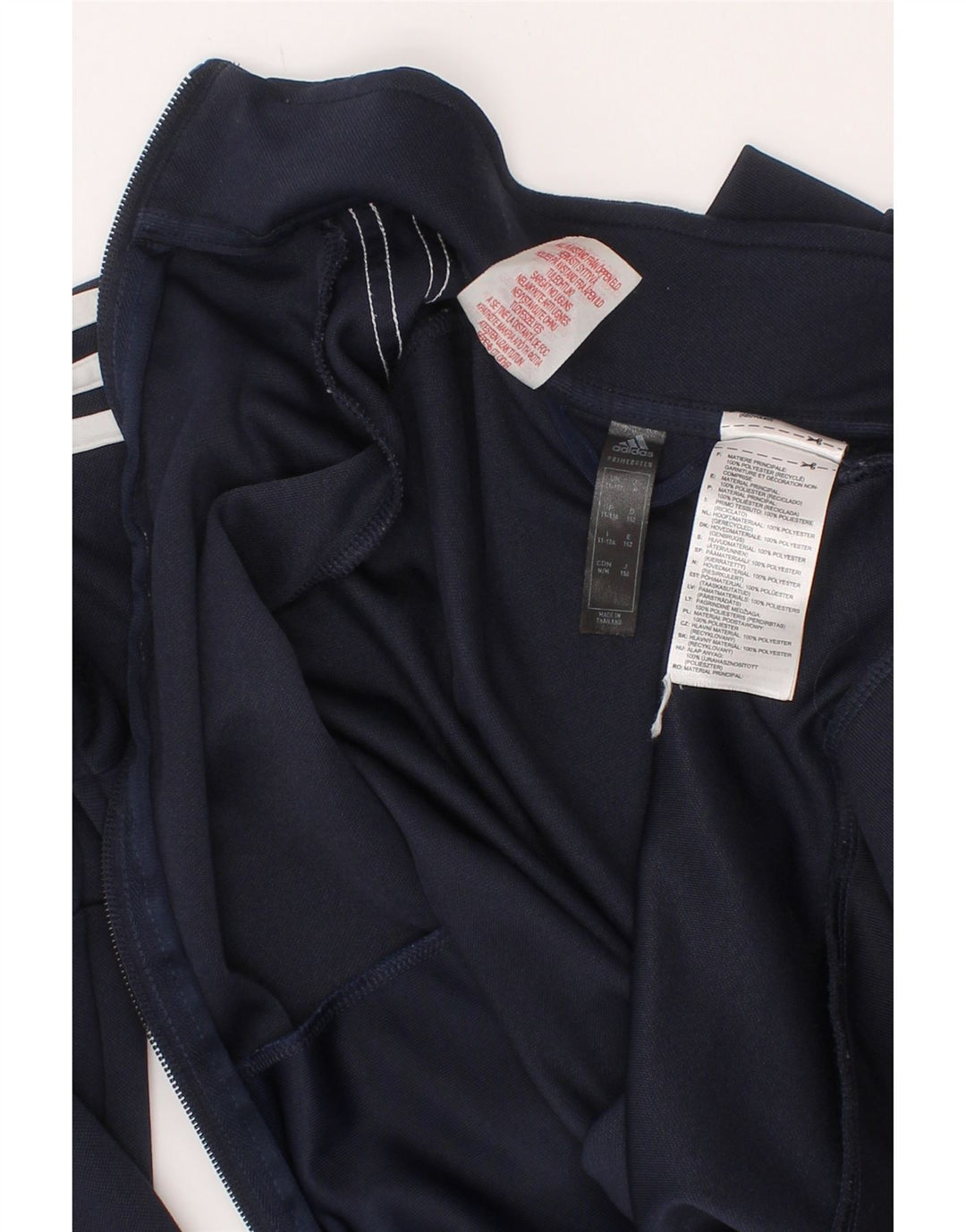 Giacca da tuta Adidas Aeroready da ragazzo 11-12 anni in poliestere blu navy