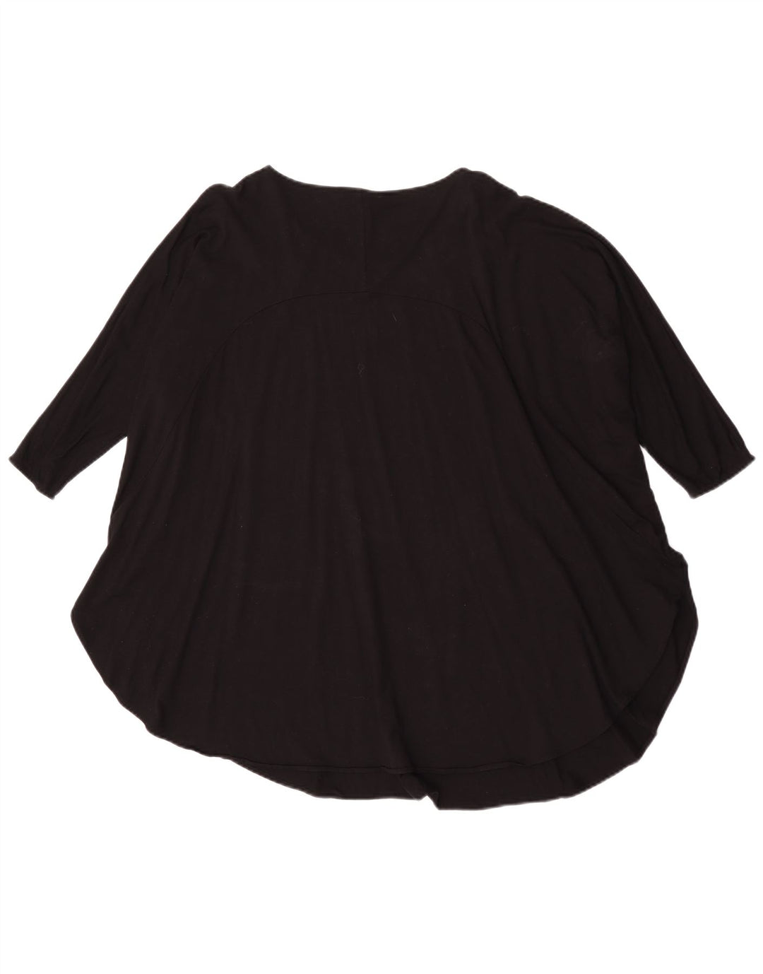 Top tunica oversize da donna con maniche a 3/4 Cos UK 14 Viscosa nera media