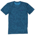 T-shirt Nike Dri Fit da uomo, piccola, in poliestere mimetico blu