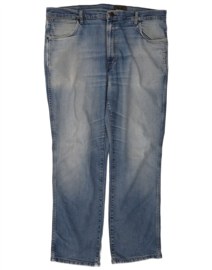 Jeans dritti elasticizzati Texas da uomo Wrangler W40 L30 cotone blu