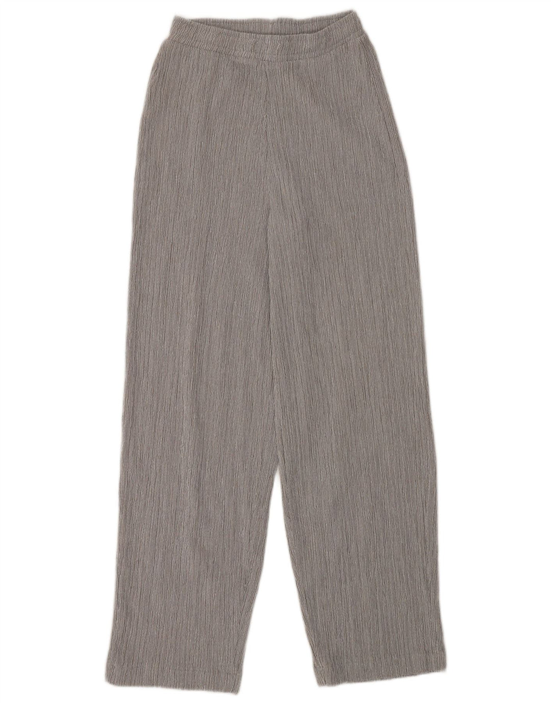 Pantaloni casual larghi da donna Zara piccoli W26 L29 poliestere grigio