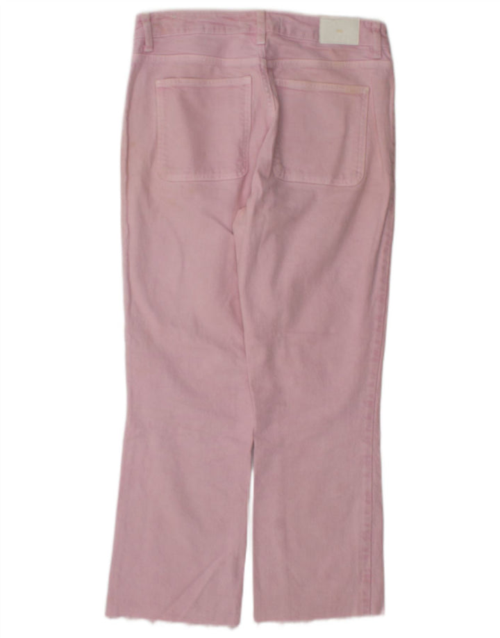 Pantaloni casual Bootcut da donna Zara EU 38 Small W28 L26 Rosa
