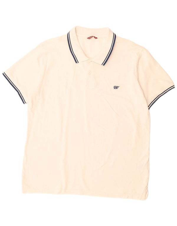 Polo da uomo Carrera 2XL cotone bianco