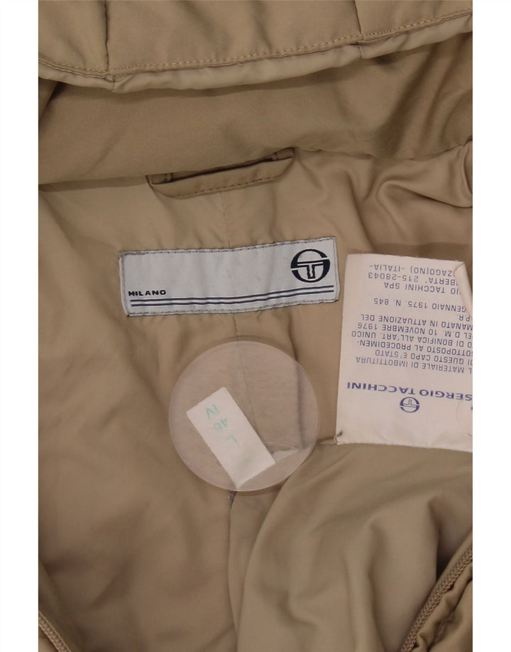 Cappotto imbottito con cappuccio da donna Sergio Tacchini UK 16 Large Beige