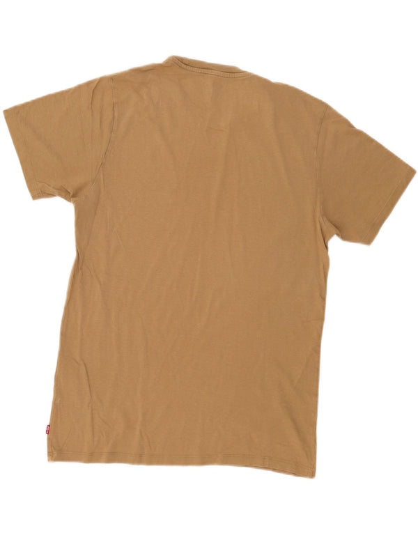 T-shirt grafica da uomo Levi's in cotone beige medio