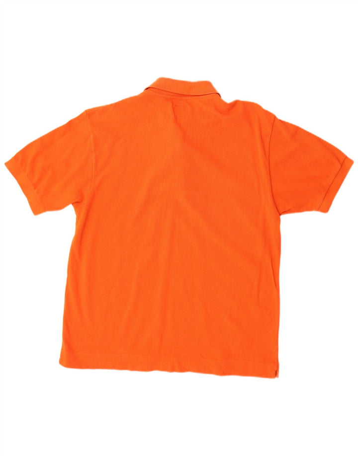 Polo Uomo Benetton in cotone Arancio Medio