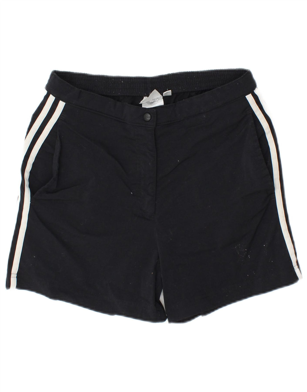 ADIDAS Womens Shorts UK 12 Medium W28 Black Polyamide