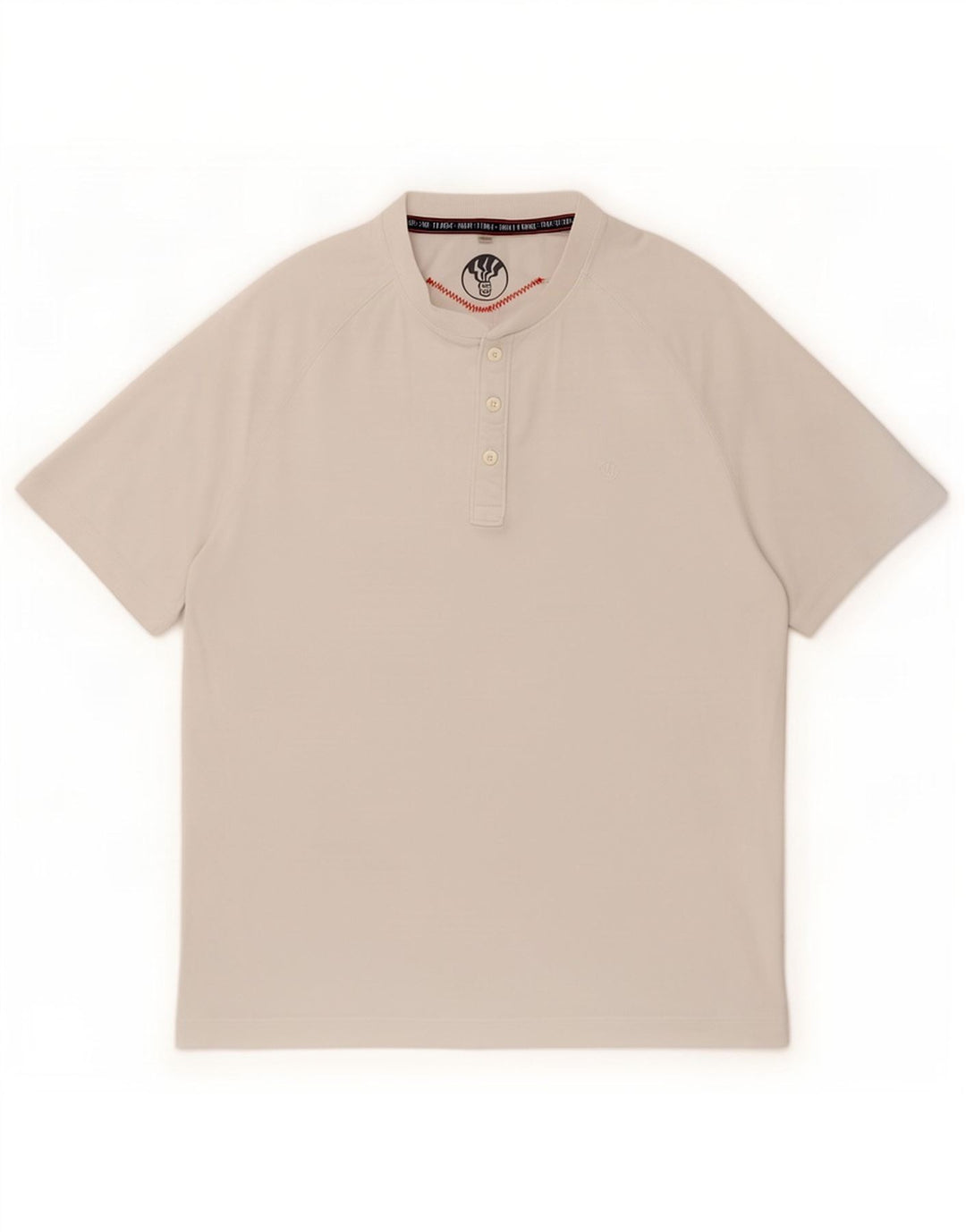 T-shirt da uomo Fat Face Top in cotone bianco medio