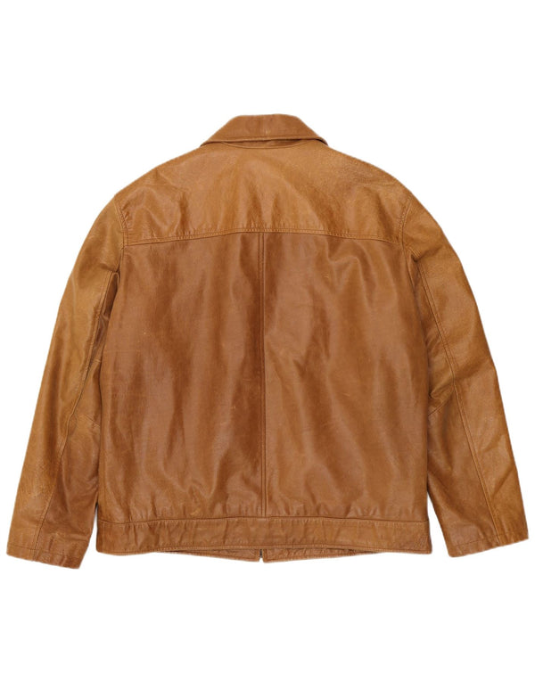 Giacca in pelle da uomo Mays & Rose UK 42 XL Beige