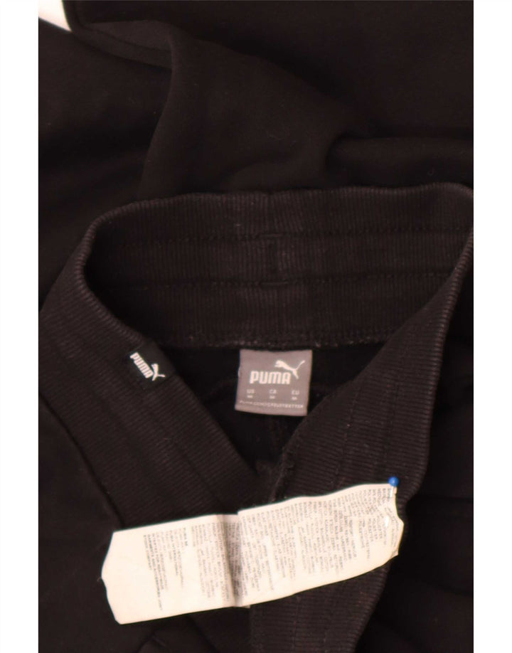 Pantaloni da tuta da uomo Puma Joggers Medium Black Cotton