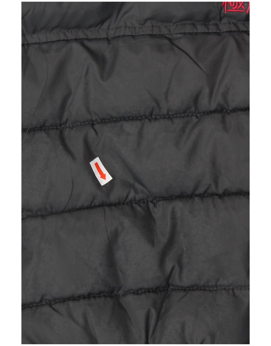 Gilet imbottito con cappuccio da donna SUPERDRY UK 14 Poliestere grigio medio