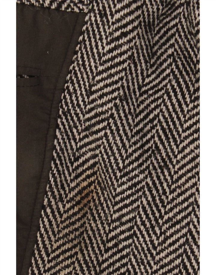 Giubbotto bomber vintage da uomo vestibilità ampia IT 48 Viscosa color block grigio medio
