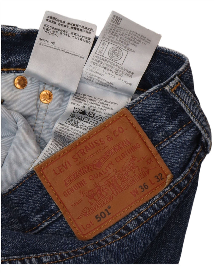 Levi's Uomo 501 Jeans dritti W36 L32 Cotone Blu