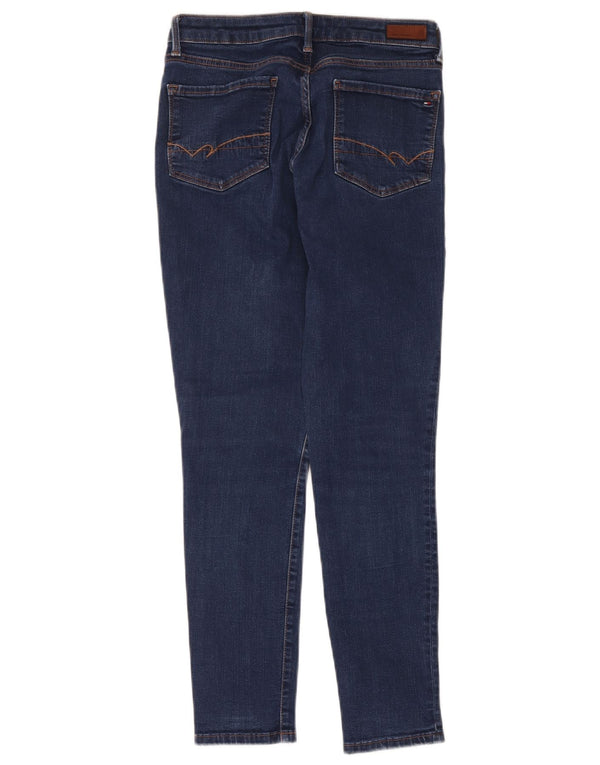 Jeans skinny da donna Tommy Hilfiger W28 L30 poliestere blu navy