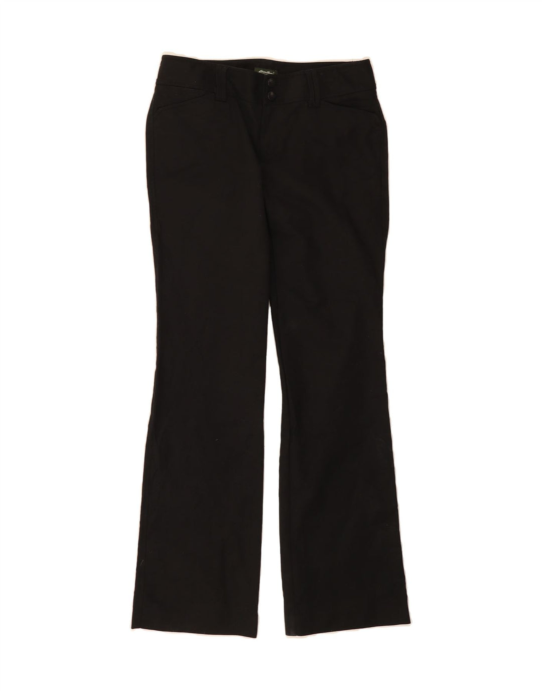 EDDIE BAUER Womens Vashon Fit Casual Trousers US 8 Medium W32 L33 Black Vintage Eddie Bauer and Second-Hand Eddie Bauer from Messina Hembry 