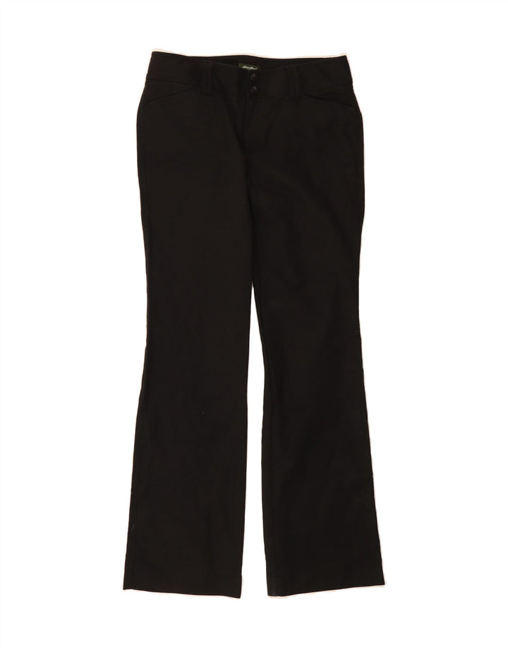 EDDIE BAUER Womens Vashon Fit Casual Trousers US 8 Medium W32 L33 Black Vintage Eddie Bauer and Second-Hand Eddie Bauer from Messina Hembry 