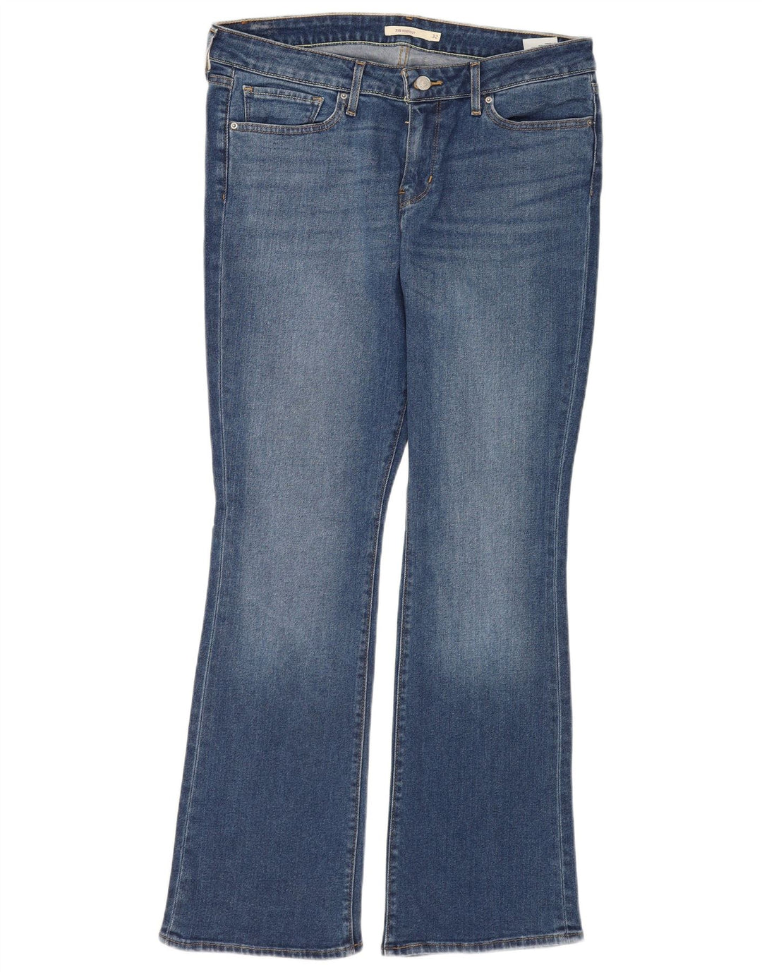 LEVI'S Jeans 715 Bootcut da donna W32 L32 in cotone blu