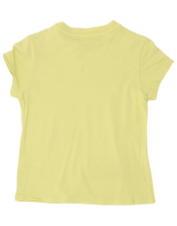 T-shirt grafica per ragazzi Dkny Top 7-8 anni in cotone giallo