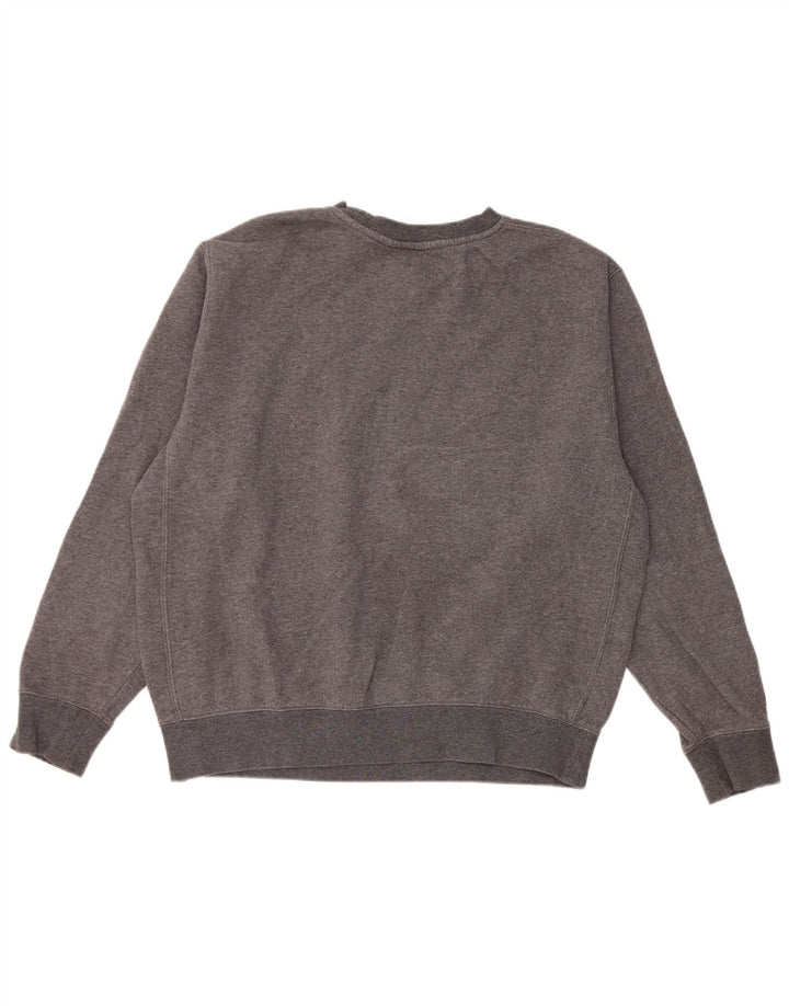 Felpa oversize da donna Nike UK 14 cotone grigio medio