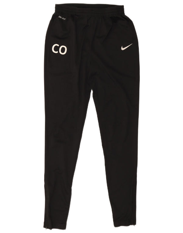 Pantaloni da tuta con grafica NIKE Dri Fit da donna UK 12 medio nero