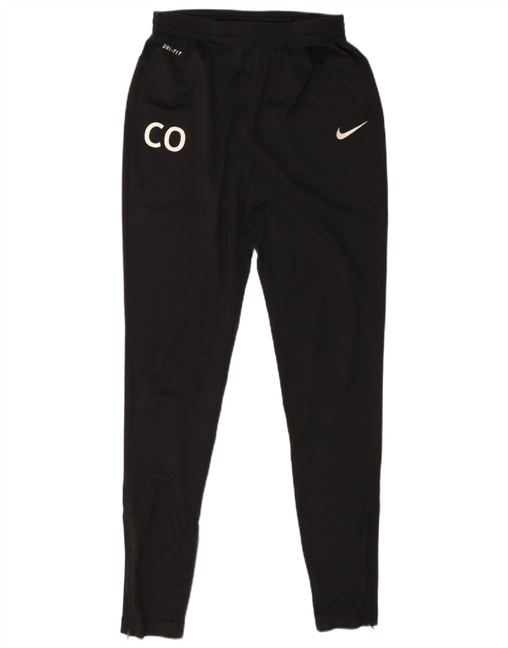 Pantaloni da tuta con grafica NIKE Dri Fit da donna UK 12 medio nero