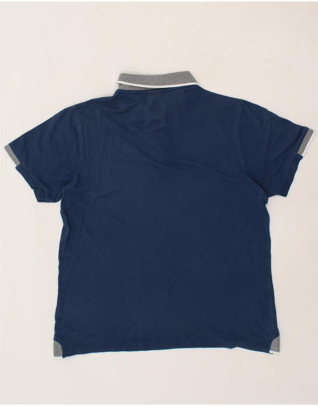 MARLBORO CLASSICS Mens Polo Shirt Medium Navy Blue Cotton Vintage Marlboro Classics and Second-Hand Marlboro Classics from Messina Hembry 
