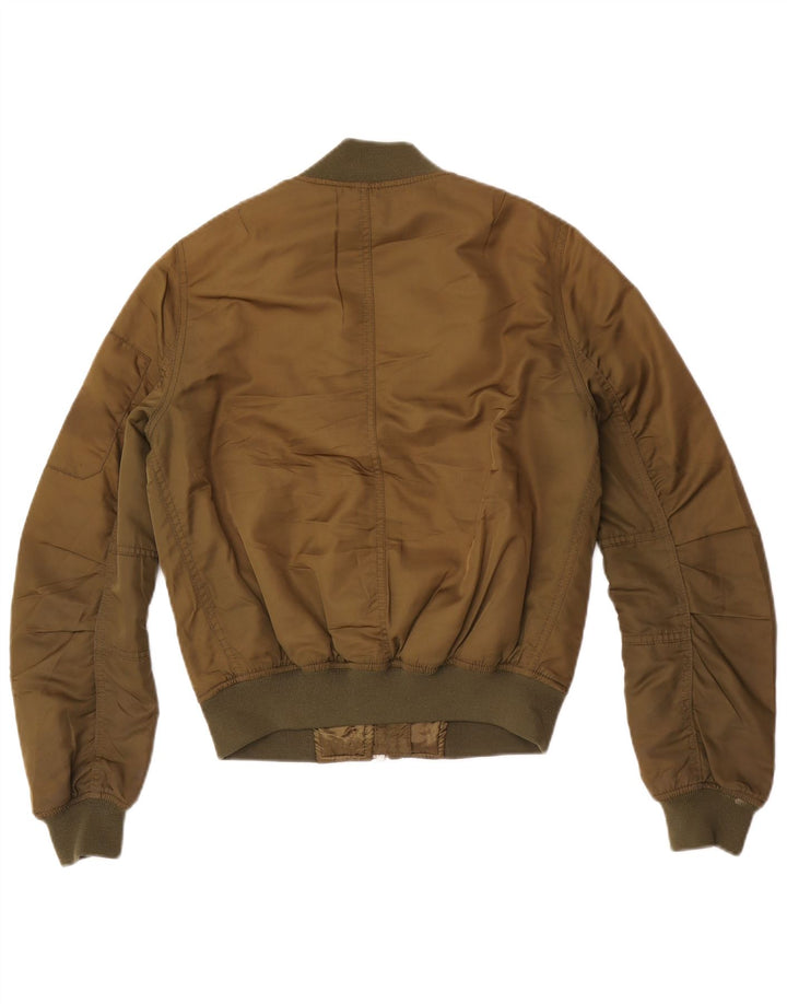 Giubbotto bomber da donna Topshop UK 8 piccolo poliestere kaki