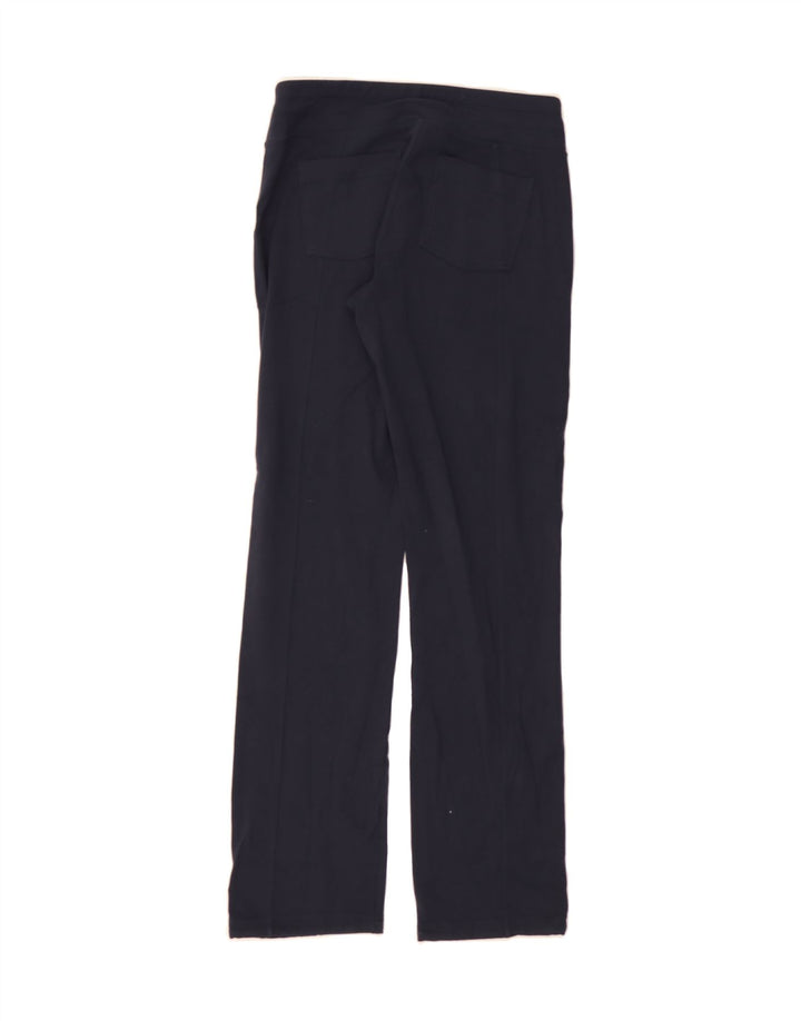 ATHLETA Womens Tracksuit Trousers UK 10 Small  Navy Blue Nylon Vintage Athleta and Second-Hand Athleta from Messina Hembry 