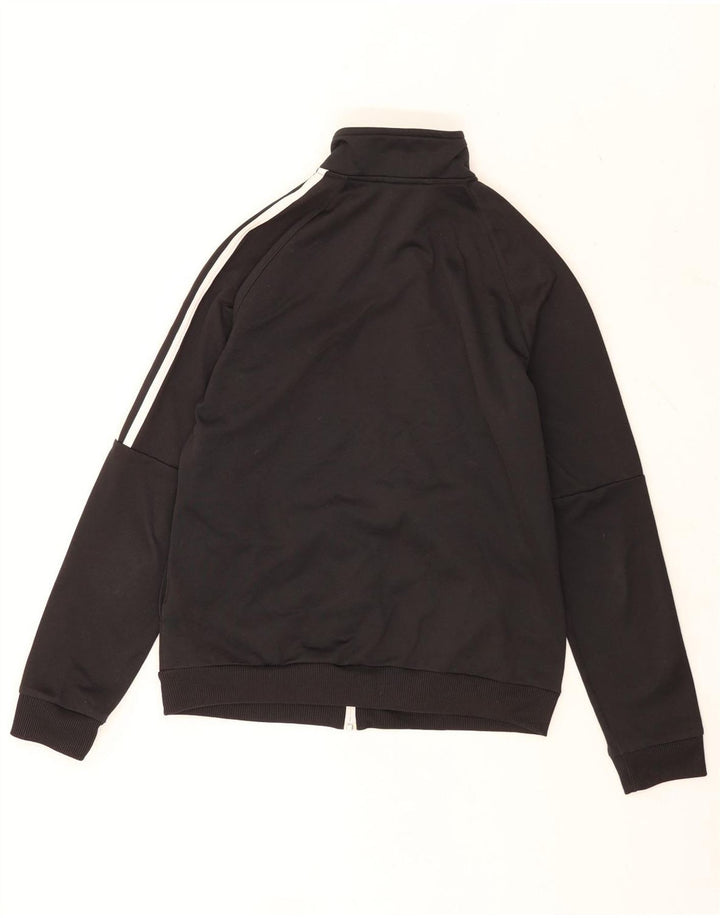 Giacca da tuta da donna Adidas UK 12/14 Medium Nero Poliestere