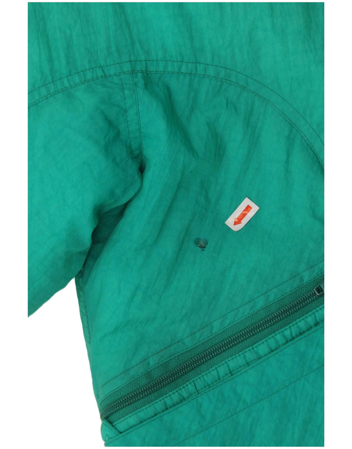 Giacca da sci grafica oversize per ragazze Belfe 10-11 anni verde poliammide anni '80