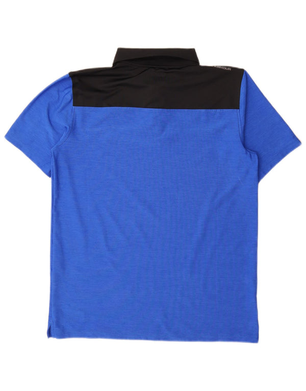 Polo Under Armour da ragazzo Heat Gear 13-14 anni XL Blue Colourblock