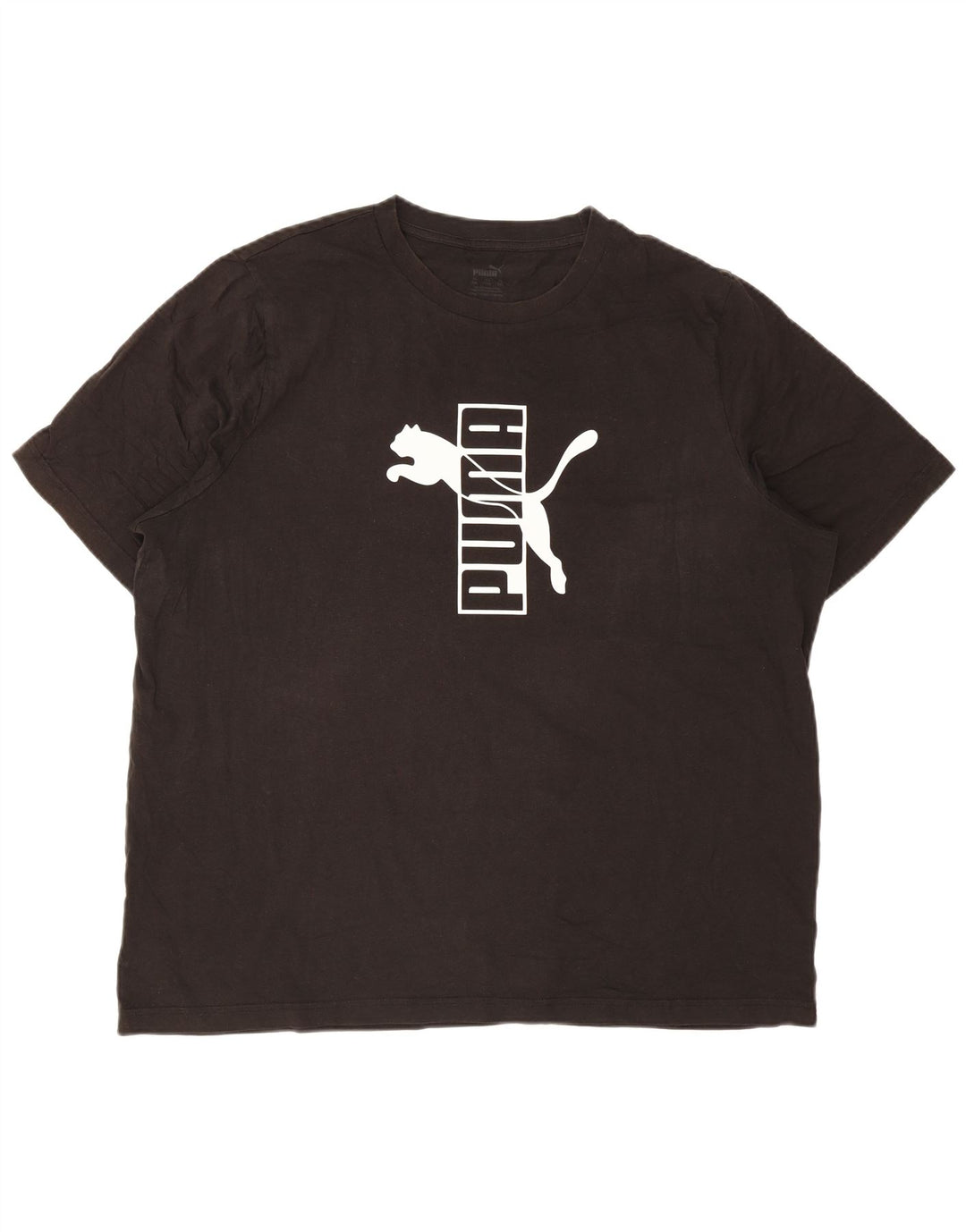 T-shirt grafica da uomo Puma Top 2XL cotone nero