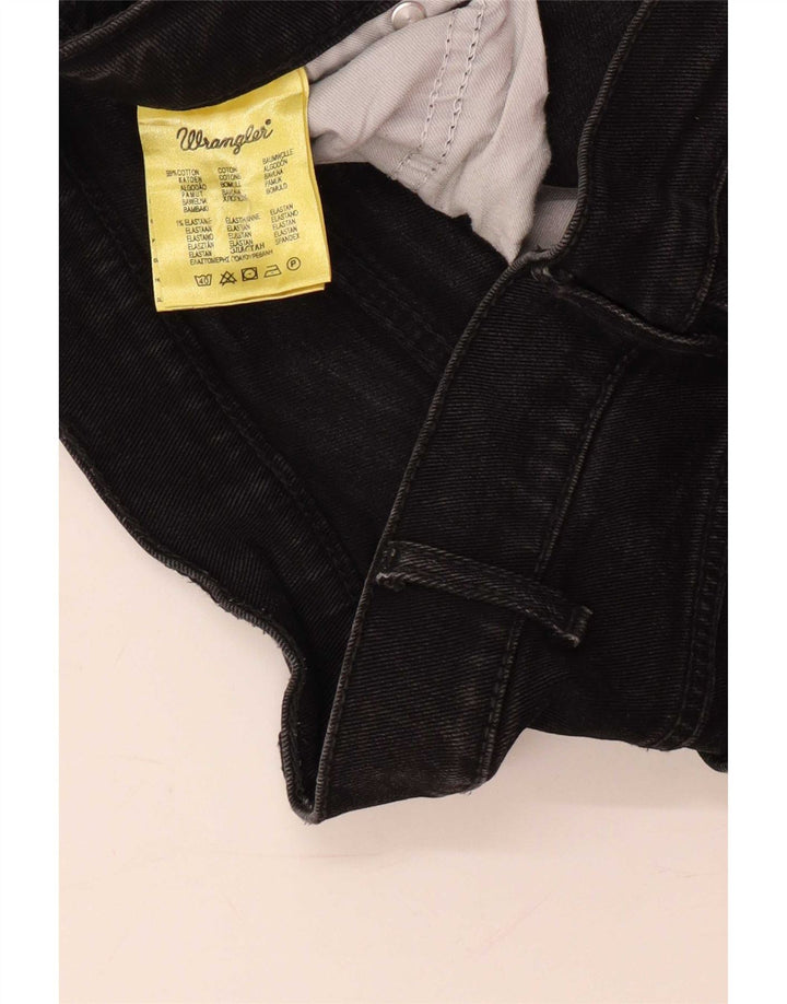 Jeans dritti elasticizzati Texas da uomo Wrangler W36 L30 cotone nero