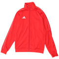Giacca superiore della tuta da uomo Adidas in poliestere rosso medio