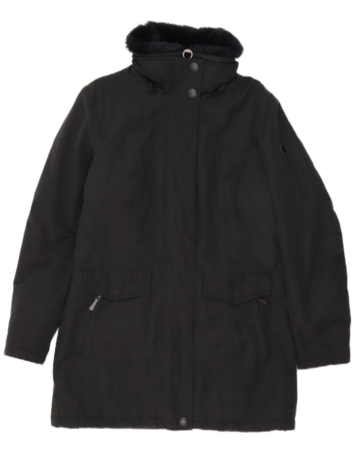 Cappotto imbottito da donna Wellensteyn UK 14 cotone nero medio