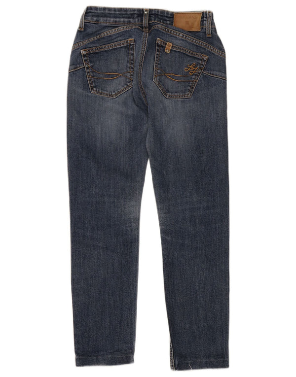 Jeans Cropped Donna Liu Jo W28 L25 Cotone Blu