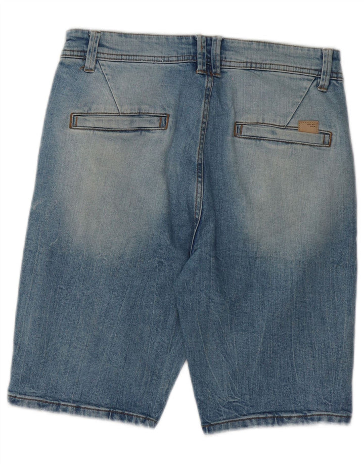 Pantaloncini di jeans da uomo Zara EU 38 piccoli W30 cotone blu
