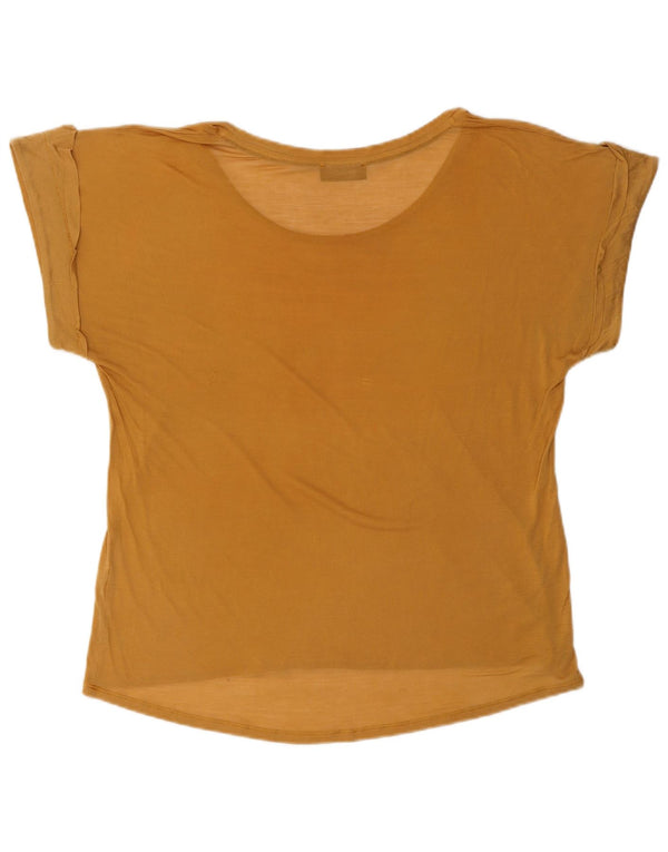 Max & Co. T-shirt da donna Top UK 16 grande marrone