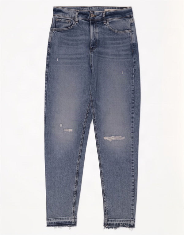 Jeans affusolati mamma Marks & Spencer da donna UK 12 medio W32 L28 blu