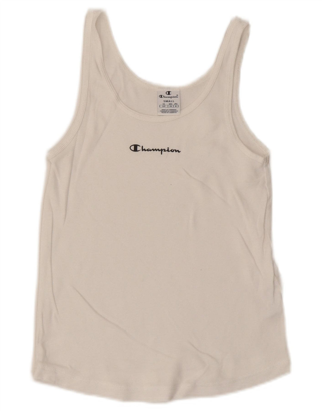 Canotta da donna Champion UK 8 piccola in cotone bianco