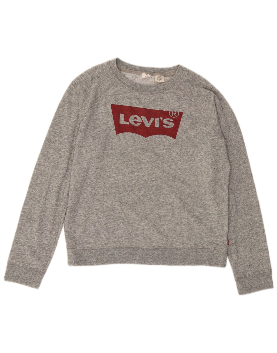 Felpa grafica da donna Levi's UK 14 Grigio medio chiazzato