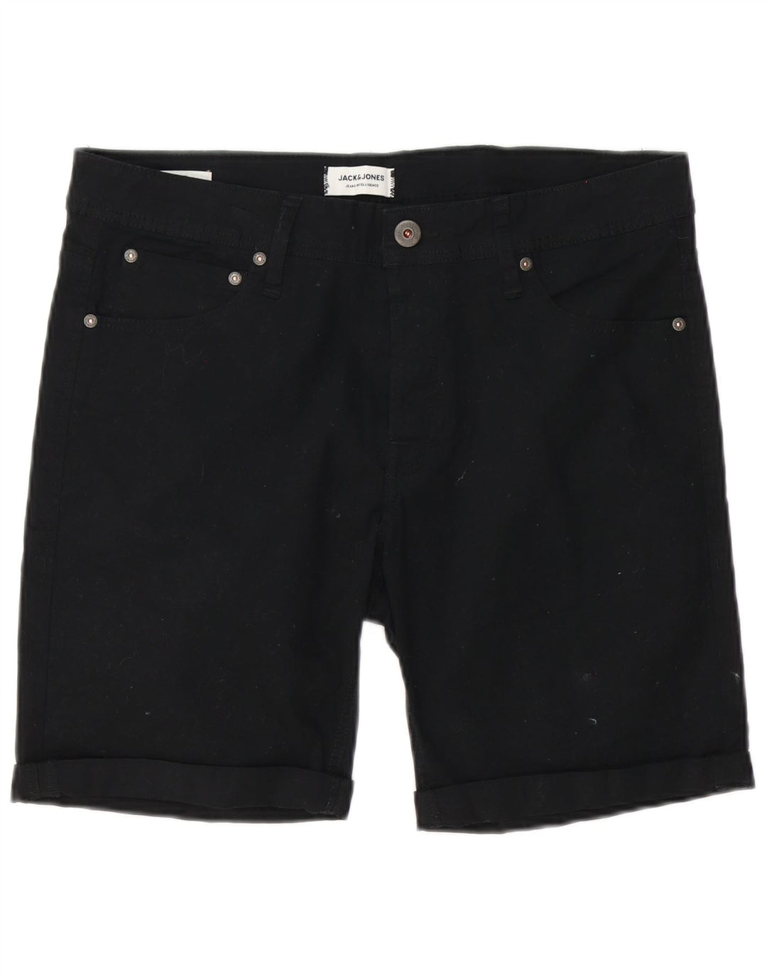 Pantaloncini casual da uomo Jack & Jones medi W32 cotone nero