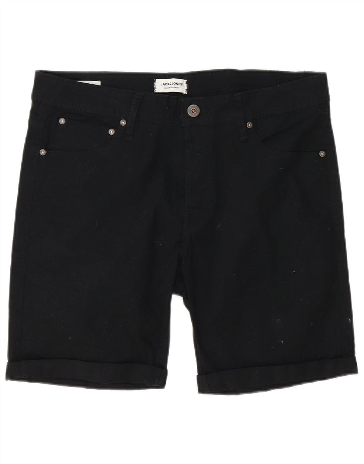 Pantaloncini casual da uomo Jack & Jones medi W32 cotone nero