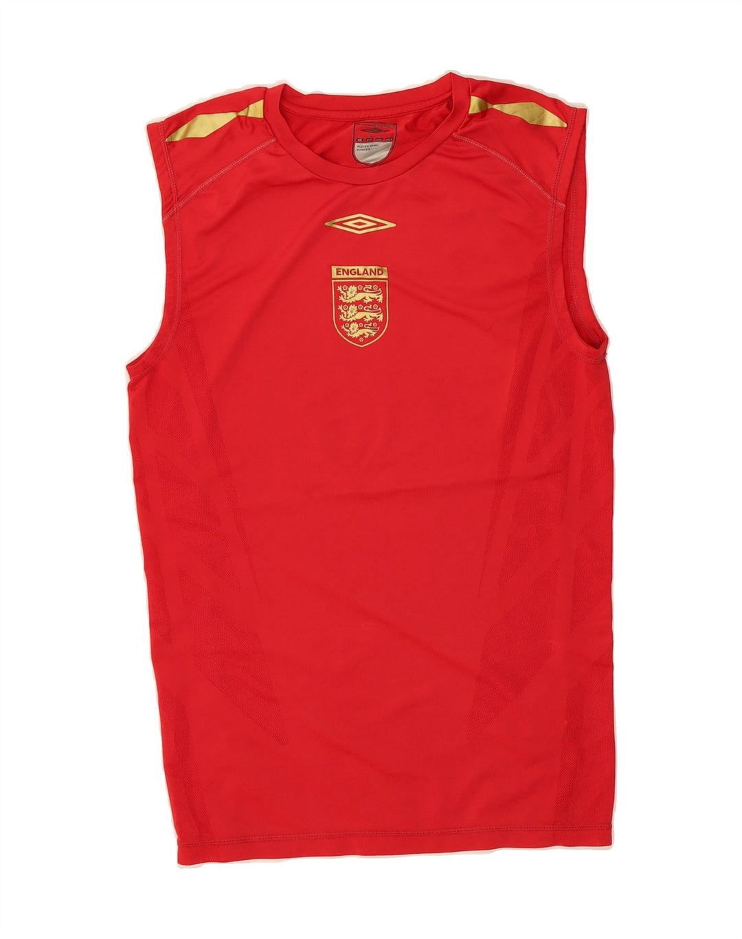 UMBRO Womens Vest Top UK 12 Medium Red Polyester Vintage Umbro and Second-Hand Umbro from Messina Hembry 