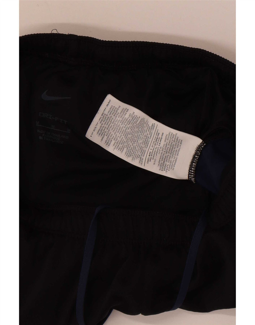 Pantaloncini sportivi Nike Dri Fit da donna UK 12 Medium Nero Colourblock Poliestere