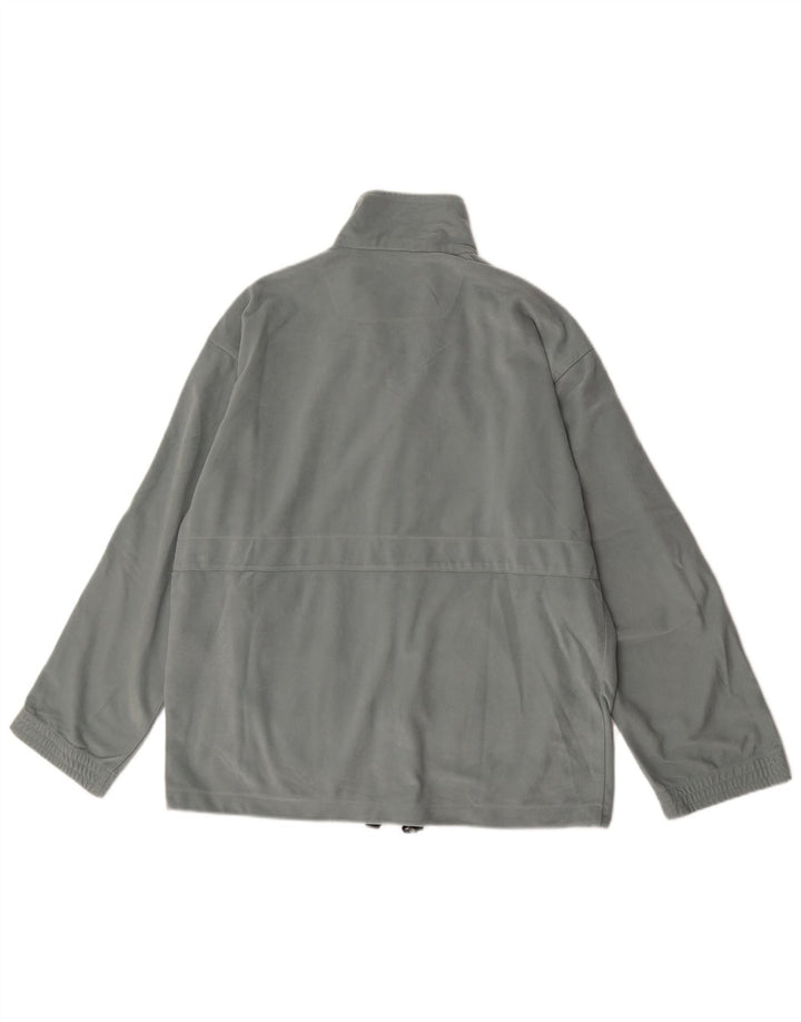 Giacca da ginnastica da uomo in velluto Diadora UK 40 Large Grigio Poliestere