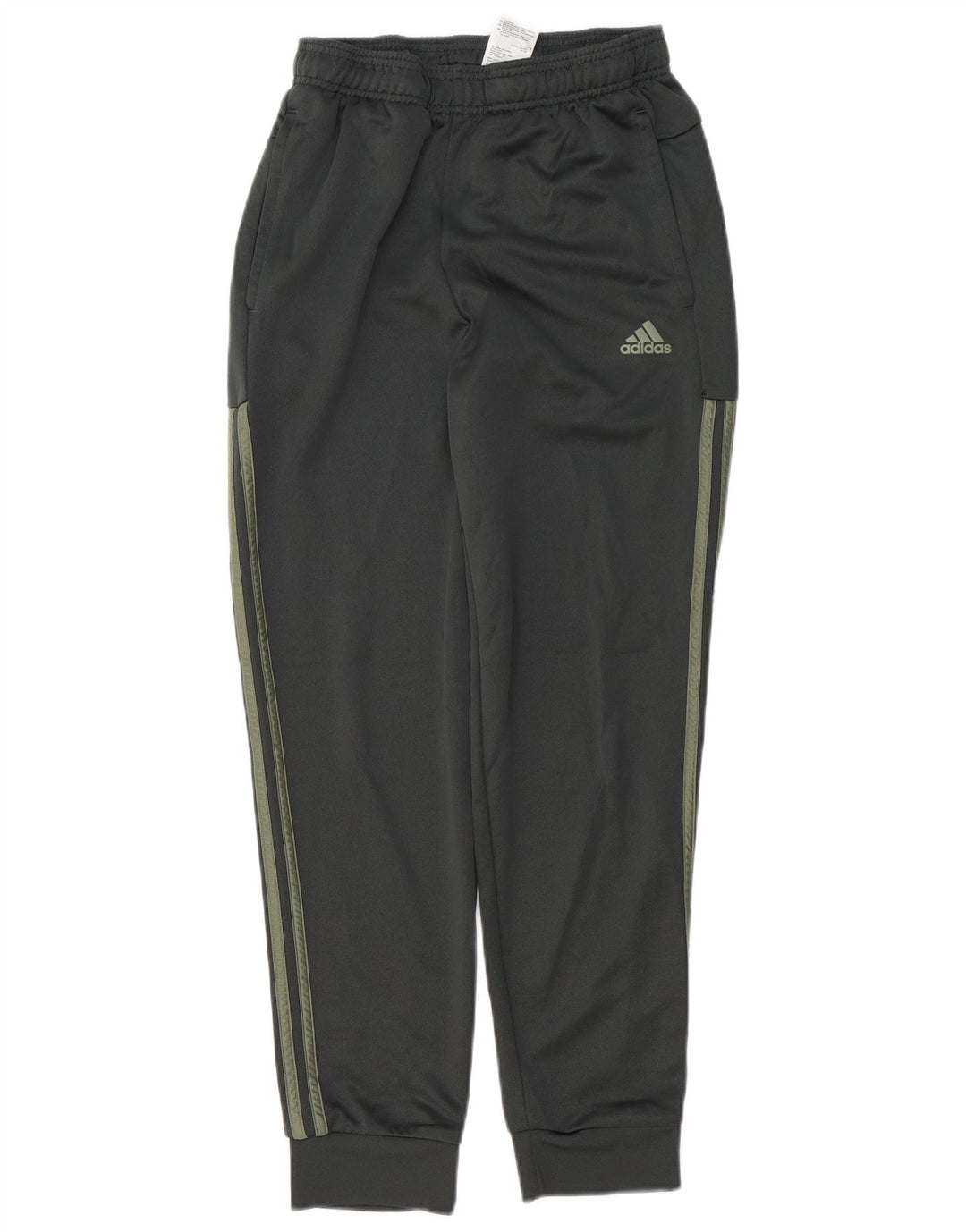 Pantaloni da tuta da uomo Adidas Joggers piccoli in poliestere kaki
